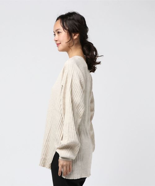 TODAYFUL(トゥデイフル)の「ブランリブロングT(Tシャツ/カットソー・レディース・ベージュ/キナリ・FREE)」の12枚目の写真