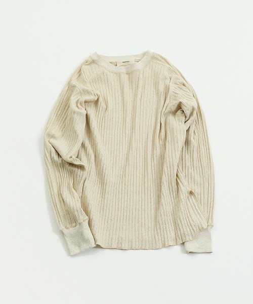 TODAYFUL(トゥデイフル)の「ブランリブロングT(Tシャツ/カットソー・レディース・ベージュ/キナリ・FREE)」の11枚目の写真