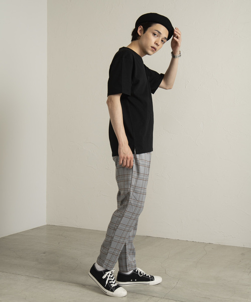 WEGO（ウィゴー）の「WEGO/USAコットンVネックポケットTシャツ（Tシャツ/カットソー・メンズ・ホワイト/ライトピンク/グリーン系その他/ブラック/ダークオレンジ/サックスブルー・MEDIUM/SMALL/LARGE）」の18枚目の写真