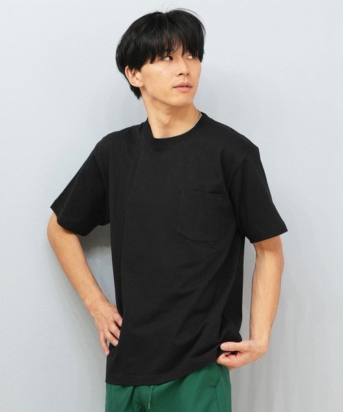 HANES/ヘインズ (ポケット付き.ver)BEEFY-T 半袖Tシャツ パックTEE