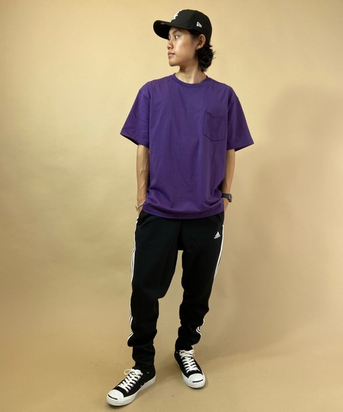 HANES（ヘインズ）の「HANES/ヘインズ (ポケット付き.ver)BEEFY-T 半袖Tシャツ パックTEE コットン100% H5190（Tシャツ/カットソー・メンズ・ホワイト/ブラック/パープル/ネイビー/グレー/ピンク/グリーン/ヘザーグレー/カーキ/レッド/ブルー/イエロー/ダークグレー/ケリーグリーン・S/M/L/XL/LL）」の15枚目の写真