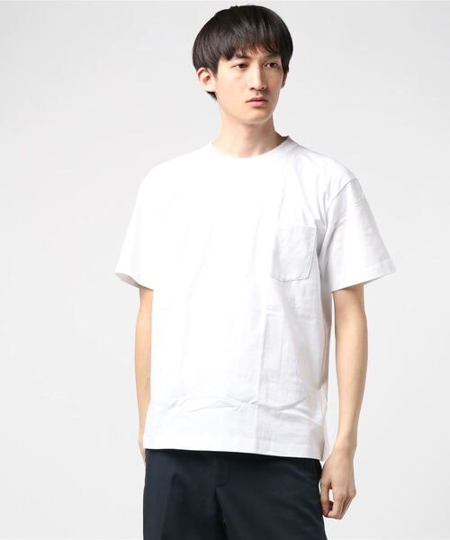 HANES（ヘインズ）の「HANES/ヘインズ (ポケット付き.ver)BEEFY-T 半袖Tシャツ パックTEE コットン100% H5190（Tシャツ/カットソー・メンズ・ホワイト/ブラック/パープル/ネイビー/グレー/ピンク/グリーン/ヘザーグレー/カーキ/レッド/ブルー/イエロー/ダークグレー/ケリーグリーン・S/M/L/XL/LL）」の18枚目の写真