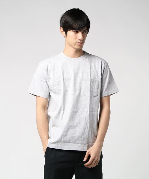HANES（ヘインズ）の「HANES/ヘインズ (ポケット付き.ver)BEEFY-T 半袖Tシャツ パックTEE コットン100% H5190（Tシャツ/カットソー・メンズ・ホワイト/ブラック/パープル/ネイビー/グレー/ピンク/グリーン/ヘザーグレー/カーキ/レッド/ブルー/イエロー/ダークグレー/ケリーグリーン・S/M/L/XL/LL）」の20枚目の写真