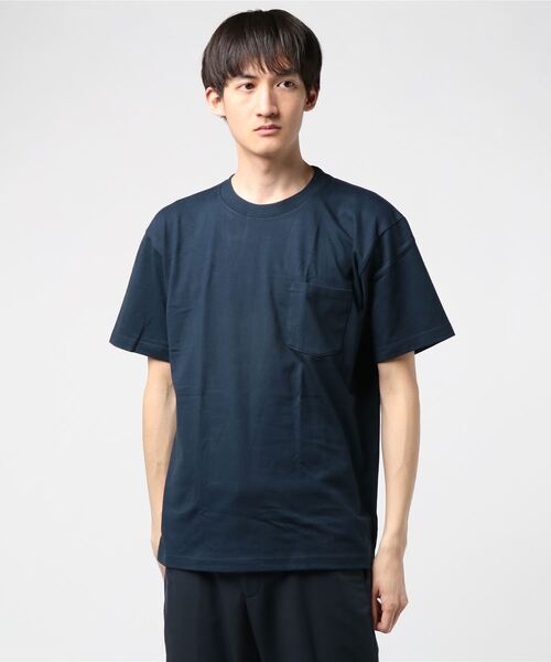 HANES（ヘインズ）の「HANES/ヘインズ (ポケット付き.ver)BEEFY-T 半袖Tシャツ パックTEE コットン100% H5190（Tシャツ/カットソー・メンズ・ホワイト/ブラック/パープル/ネイビー/グレー/ピンク/グリーン/ヘザーグレー/カーキ/レッド/ブルー/イエロー/ダークグレー/ケリーグリーン・S/M/L/XL/LL）」の21枚目の写真
