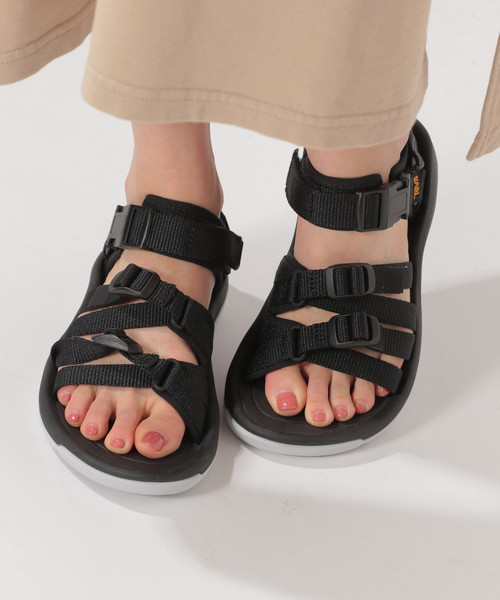 Teva（テバ）の「【TEVA(テバ)】HURRICANE XLT 2 ALP(WOMEN)19SS（サンダル・レディース・ブラック/グレー・SMALL/MEDIUM）」の2枚目の写真
