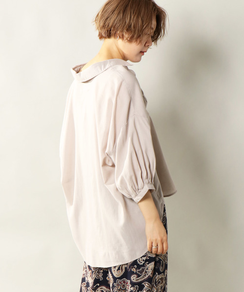 notch.(ノッチ)の「ダブルポケットシャツ(シャツ/ブラウス・レディース・ブラック/ベージュ/グリーン・M)」の21枚目の写真