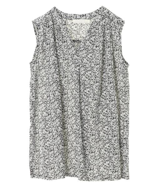 AMERICAN HOLIC（アメリカンホリック）の「スキッパーノースリーブブラウス＊（シャツ/ブラウス・レディース・チェック/その他14/ブラック/オフホワイト/カーキ/キャメル/ストライプ/ドット・L/M）」の15枚目の写真