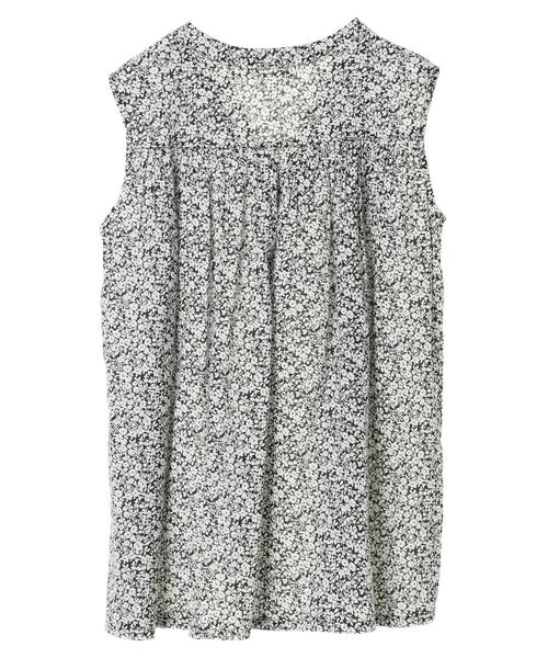 AMERICAN HOLIC（アメリカンホリック）の「スキッパーノースリーブブラウス＊（シャツ/ブラウス・レディース・チェック/その他14/ブラック/オフホワイト/カーキ/キャメル/ストライプ/ドット・L/M）」の14枚目の写真