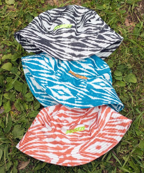 WEGO(ウィゴー)の「WEGO/タイダイロゴバケットハット(ハット・メンズ・ブラック/ブルー/レッド・FREE)」の4枚目の写真