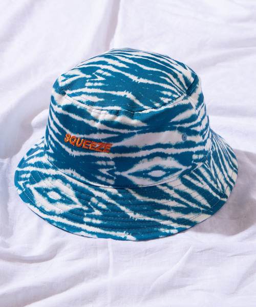 WEGO(ウィゴー)の「WEGO/タイダイロゴバケットハット(ハット・メンズ・ブラック/ブルー/レッド・FREE)」の6枚目の写真
