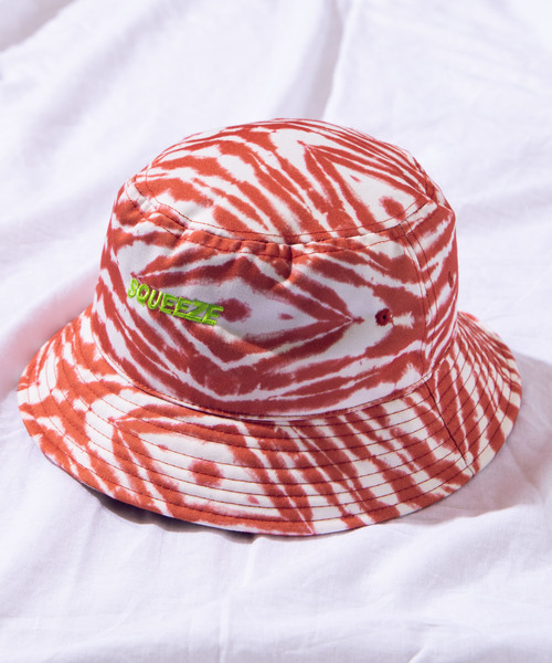 WEGO(ウィゴー)の「WEGO/タイダイロゴバケットハット(ハット・メンズ・ブラック/ブルー/レッド・FREE)」の7枚目の写真