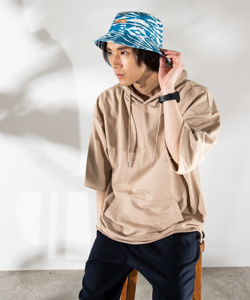 WEGO(ウィゴー)の「WEGO/タイダイロゴバケットハット(ハット・メンズ・ブラック/ブルー/レッド・FREE)」の20枚目の写真