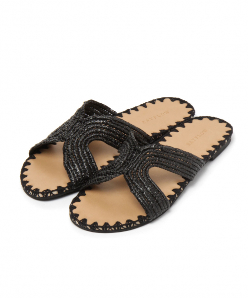 BAYFLOW（ベイフロー）の「フラットナチュラルサンダル（サンダル・レディース・ナチュラル/ブラック/セージグリーン・SMALL/MEDIUM）」の2枚目の写真