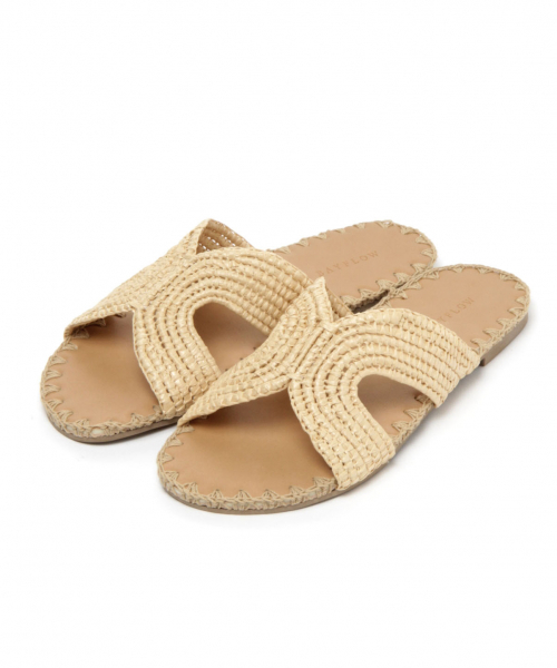 BAYFLOW（ベイフロー）の「フラットナチュラルサンダル（サンダル・レディース・ナチュラル/ブラック/セージグリーン・SMALL/MEDIUM）」の7枚目の写真