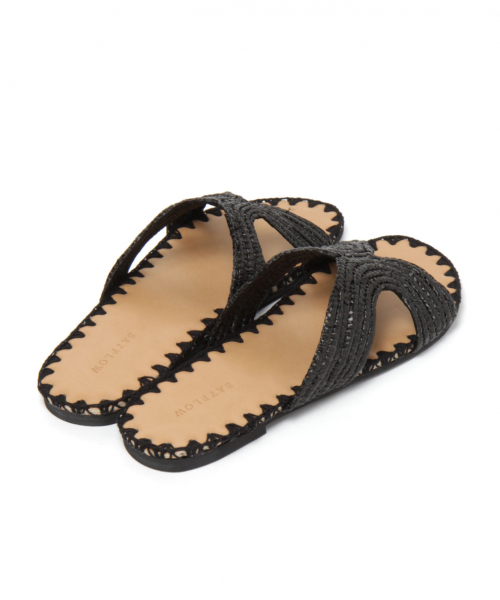 BAYFLOW（ベイフロー）の「フラットナチュラルサンダル（サンダル・レディース・ナチュラル/ブラック/セージグリーン・SMALL/MEDIUM）」の11枚目の写真