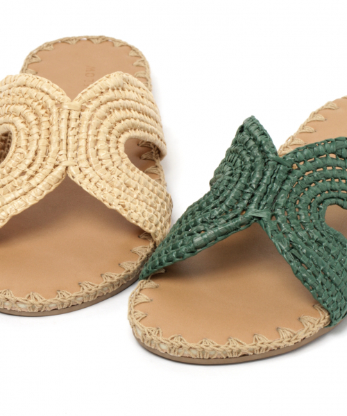 BAYFLOW（ベイフロー）の「フラットナチュラルサンダル（サンダル・レディース・ナチュラル/ブラック/セージグリーン・SMALL/MEDIUM）」の16枚目の写真