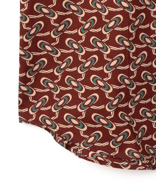 MEN'S BIGI（メンズビギ）の「ヴィンテージ調幾何学柄プリントシャツ【ウォッシャブル仕様】（シャツ/ブラウス・メンズ・ブラック/ブラウン/ネイビー・M/S/L）」の15枚目の写真