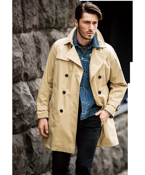 MEN'S BIGI（メンズビギ）の「ヴィンテージ調幾何学柄プリントシャツ【ウォッシャブル仕様】（シャツ/ブラウス・メンズ・ブラック/ブラウン/ネイビー・M/S/L）」の22枚目の写真