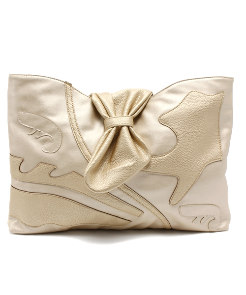 goocy（グーシー）の「AMAZONBigクラッチBag（クラッチバッグ・レディース・ゴールド/ホワイト/ブラック・FREE）」の3枚目の写真