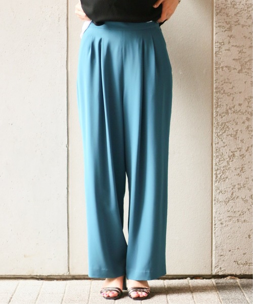 CITYSHOP(シティーショップ)の「*カラータックパンツ(その他パンツ・レディース・レッド/グリーン・38/36)」の2枚目の写真