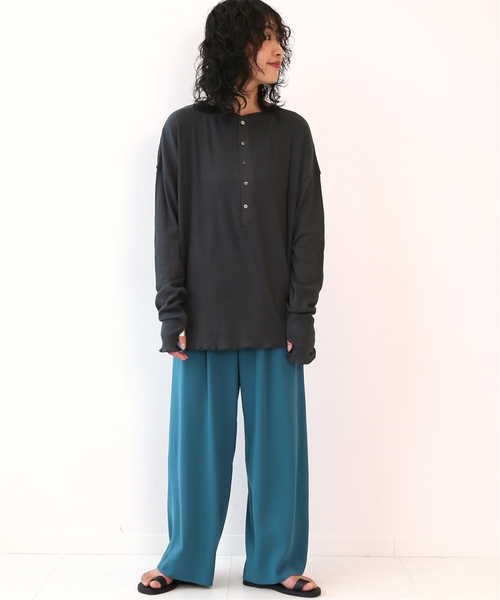 CITYSHOP(シティーショップ)の「*カラータックパンツ(その他パンツ・レディース・レッド/グリーン・38/36)」の4枚目の写真