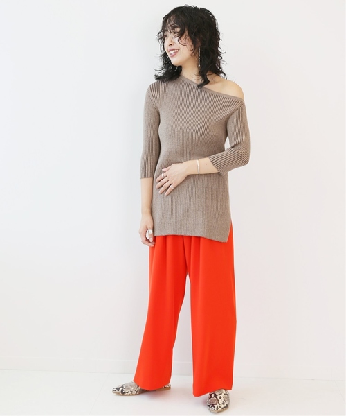 CITYSHOP(シティーショップ)の「*カラータックパンツ(その他パンツ・レディース・レッド/グリーン・38/36)」の5枚目の写真