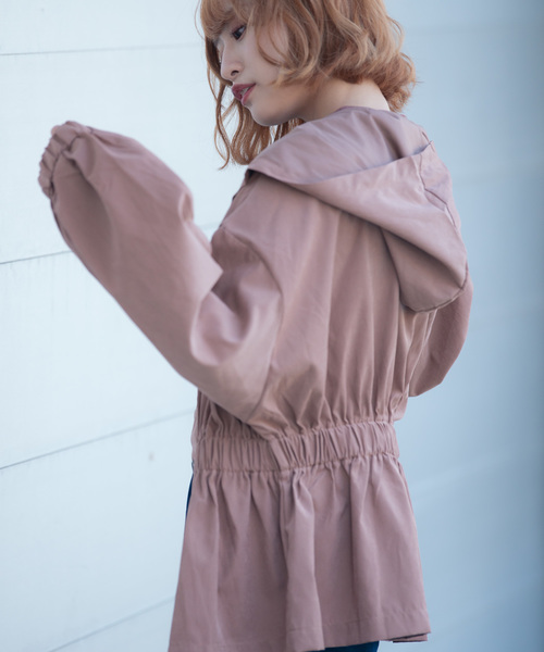 VANNIE U（ヴァニーユー）の「VANNIE U ウエストシェイプサファリシャツ（シャツ/ブラウス・レディース・ベージュ/ブラウン/カーキ・FREE）」の8枚目の写真