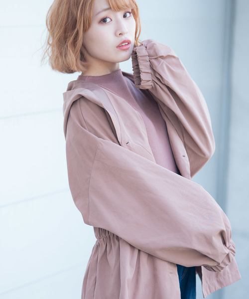VANNIE U（ヴァニーユー）の「VANNIE U ウエストシェイプサファリシャツ（シャツ/ブラウス・レディース・ベージュ/ブラウン/カーキ・FREE）」の16枚目の写真