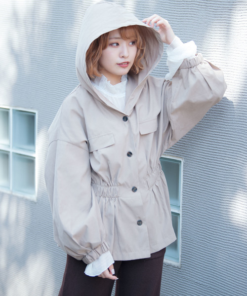 VANNIE U（ヴァニーユー）の「VANNIE U ウエストシェイプサファリシャツ（シャツ/ブラウス・レディース・ベージュ/ブラウン/カーキ・FREE）」の20枚目の写真
