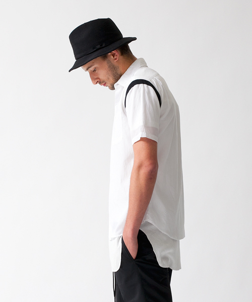 MONKEY TIME（モンキータイム）の「MT ∴ コットン/リヨセル ボーリングシャツ◆（シャツ/ブラウス・メンズ・ホワイト/ブラック・LARGE/SMALL/MEDIUM）」の10枚目の写真