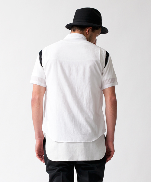 MONKEY TIME（モンキータイム）の「MT ∴ コットン/リヨセル ボーリングシャツ◆（シャツ/ブラウス・メンズ・ホワイト/ブラック・LARGE/SMALL/MEDIUM）」の11枚目の写真