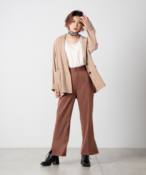 WEGO（ウィゴー）の「WEGO/【WEB限定】【S～Lあり/ユニセックスで使える】ラウンドワッフルタンクトップ（タンクトップ・メンズ・ホワイト/ブラック/ベージュ/杢グレー/ライトベージュ/ブラック系その他5・SMALL/MEDIUM/LARGE）」の22枚目の写真