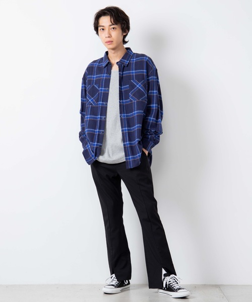 WEGO（ウィゴー）の「WEGO/【WEB限定】【S～Lあり/ユニセックスで使える】ラウンドワッフルタンクトップ（タンクトップ・メンズ・ホワイト/ブラック/ベージュ/杢グレー/ライトベージュ/ブラック系その他5・SMALL/MEDIUM/LARGE）」の13枚目の写真