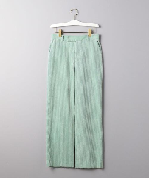 UNITED ARROWS（ユナイテッドアローズ）の「UWSC コーデュロイ ハイウエストパンツ◆（その他パンツ・レディース・ホワイト/ダークブラウン/ライム/その他2/オフホワイト・34/36/38）」の10枚目の写真