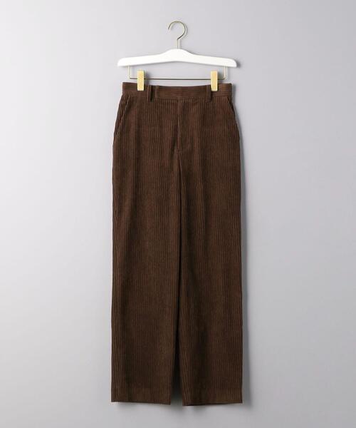 UNITED ARROWS（ユナイテッドアローズ）の「UWSC コーデュロイ ハイウエストパンツ◆（その他パンツ・レディース・ホワイト/ダークブラウン/ライム/その他2/オフホワイト・34/36/38）」の7枚目の写真