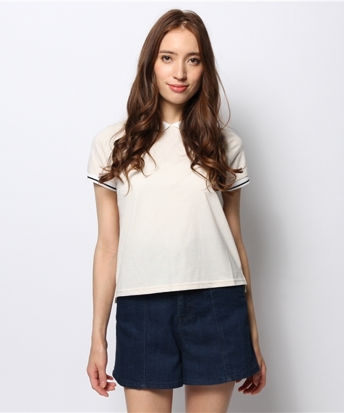 Chico(チコ)の「カノコポロシャツ(ポロシャツ・レディース・アイボリー/グレー/ホワイト/ネイビー・FREE)」の18枚目の写真