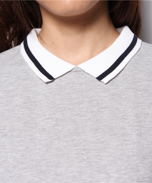 Chico(チコ)の「カノコポロシャツ(ポロシャツ・レディース・アイボリー/グレー/ホワイト/ネイビー・FREE)」の13枚目の写真