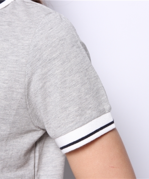 Chico(チコ)の「カノコポロシャツ(ポロシャツ・レディース・アイボリー/グレー/ホワイト/ネイビー・FREE)」の9枚目の写真