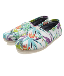 TOMS | トムス ウィメンズ クラシック ボタニカル柄 スリッポン TOMS W CLSC Birds of Paradise(スニーカー)