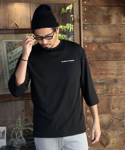 セール Ponte 3quater Tee 7分袖 オーバーサイズ シンプルtシャツ Tシャツ カットソー The Duffer Of St George ザダファーオブセントジョージ のファッション通販 Zozotown