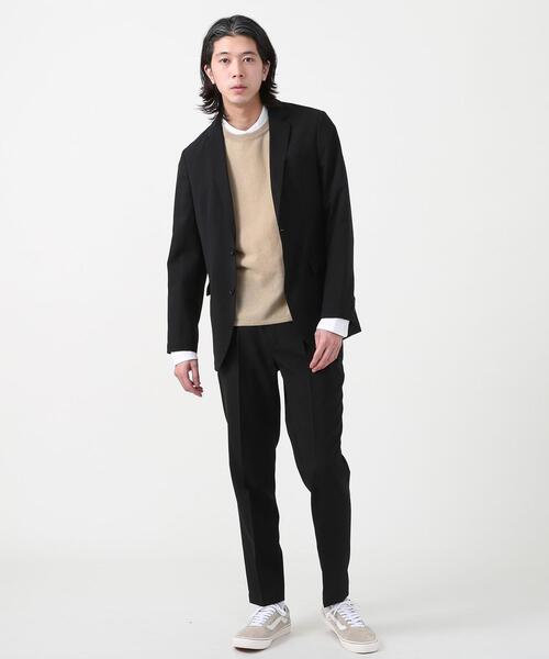 coen(コーエン)の「COOLFIBER(R)タックイージーパンツ(スラックス・メンズ・ブラック/グレー・X-LARGE/MEDIUM/LARGE/SMALL)」の19枚目の写真