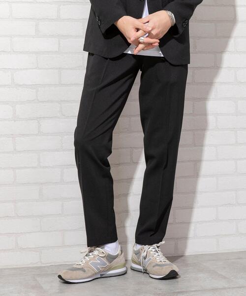 coen(コーエン)の「COOLFIBER(R)タックイージーパンツ(スラックス・メンズ・ブラック/グレー・X-LARGE/MEDIUM/LARGE/SMALL)」の18枚目の写真