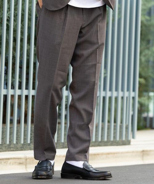 coen(コーエン)の「COOLFIBER(R)タックイージーパンツ(スラックス・メンズ・ブラック/グレー・X-LARGE/MEDIUM/LARGE/SMALL)」の16枚目の写真