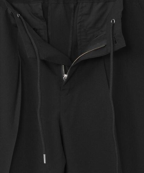 coen(コーエン)の「COOLFIBER(R)タックイージーパンツ(スラックス・メンズ・ブラック/グレー・X-LARGE/MEDIUM/LARGE/SMALL)」の3枚目の写真
