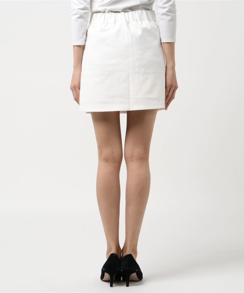 DING（ディング）の「DING/ツイルミニスカパン（スカート・レディース・ホワイト/ブラック・FREE）」の16枚目の写真