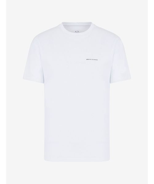 ARMANI EXCHANGE(アルマーニエクスチェンジ)の「【A|Xアルマーニ エクスチェンジ】バックカラ―ブロックデザイン 半袖クルーネックTシャツ/REGULAR(Tシャツ/カットソー・メンズ・ブラック/ネイビー/ホワイト・MEDIUM/LARGE/X-LARGE/SMALL/X-SMALL)」の15枚目の写真