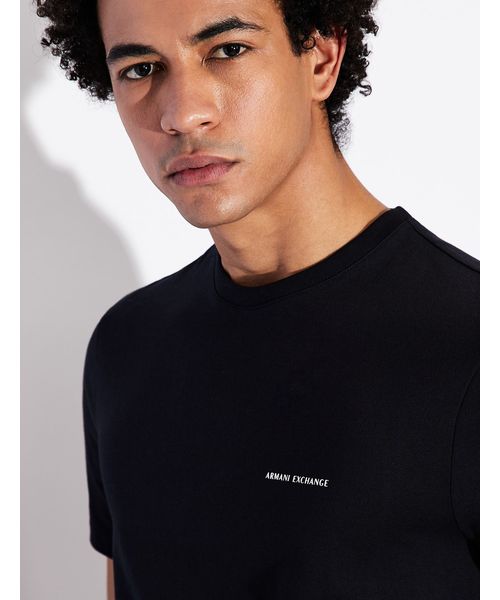 ARMANI EXCHANGE(アルマーニエクスチェンジ)の「【A|Xアルマーニ エクスチェンジ】バックカラ―ブロックデザイン 半袖クルーネックTシャツ/REGULAR(Tシャツ/カットソー・メンズ・ブラック/ネイビー/ホワイト・MEDIUM/LARGE/X-LARGE/SMALL/X-SMALL)」の13枚目の写真