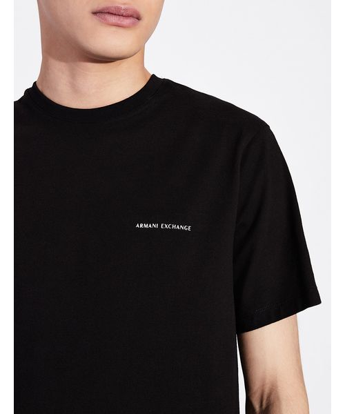 ARMANI EXCHANGE(アルマーニエクスチェンジ)の「【A|Xアルマーニ エクスチェンジ】バックカラ―ブロックデザイン 半袖クルーネックTシャツ/REGULAR(Tシャツ/カットソー・メンズ・ブラック/ネイビー/ホワイト・MEDIUM/LARGE/X-LARGE/SMALL/X-SMALL)」の11枚目の写真