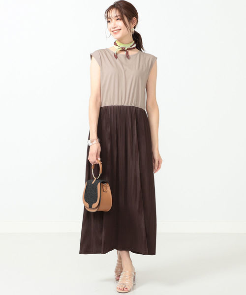 セール B Ming By Beams シルケット プリーツ ワンピース ワンピース B Ming By Beams ビーミングバイビームス のファッション通販 Zozotown