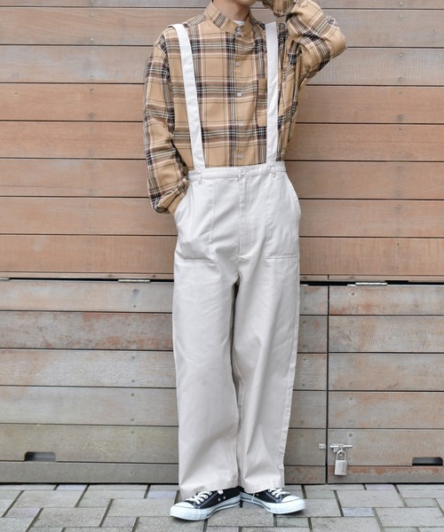 PairPair（ペアペア）の「サスペンダー付パンツ(男女兼用)（その他パンツ・レディース・ブラック/ベージュ/アイボリー・MEDIUM/LARGE）」の8枚目の写真